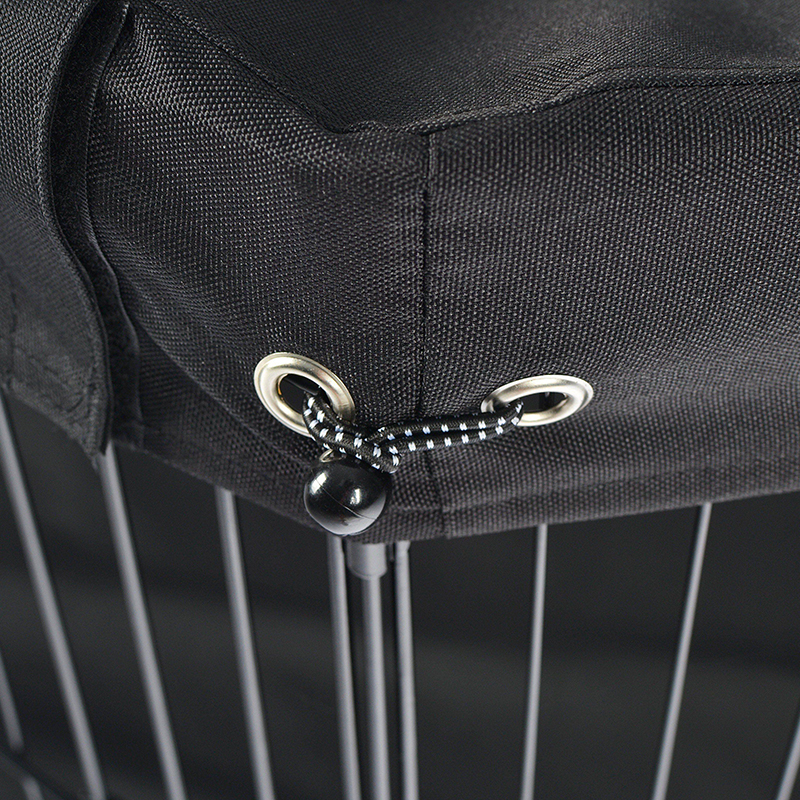 8-panel opvouwbare draad metalen hondenspelen met bovenklep en onderste pad 8-panel opvouwbare draad metalen hondenspelen met bovenklep en onderste pad