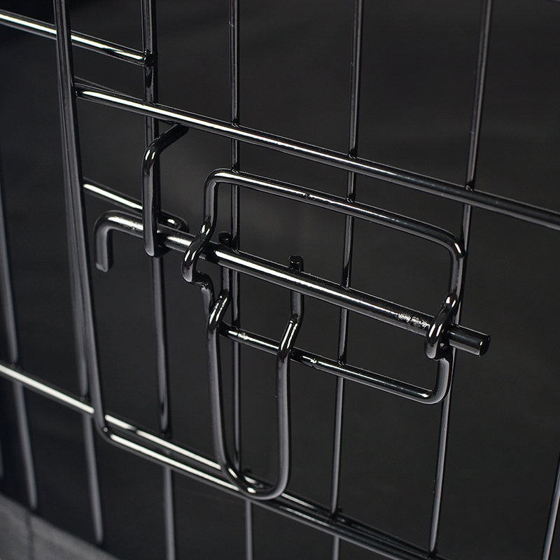 8-panel opvouwbare draad metalen hondenspelen met bovenklep en onderste pad 8-panel opvouwbare draad metalen hondenspelen met bovenklep en onderste pad