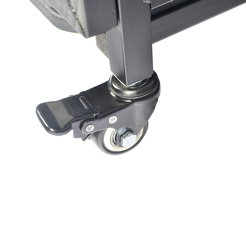 Houten meubelstijl hondenkooi met wielen Houten meubelstijl hondenkooi met wielen