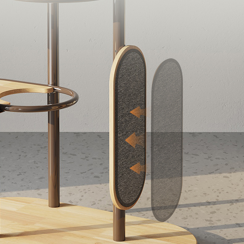 Vloer tot plafond Tall indoor rubberen hout kattenboom toren appartement met slaapmand Vloer tot plafond Tall indoor rubberen hout kattenboom toren appartement met slaapmand