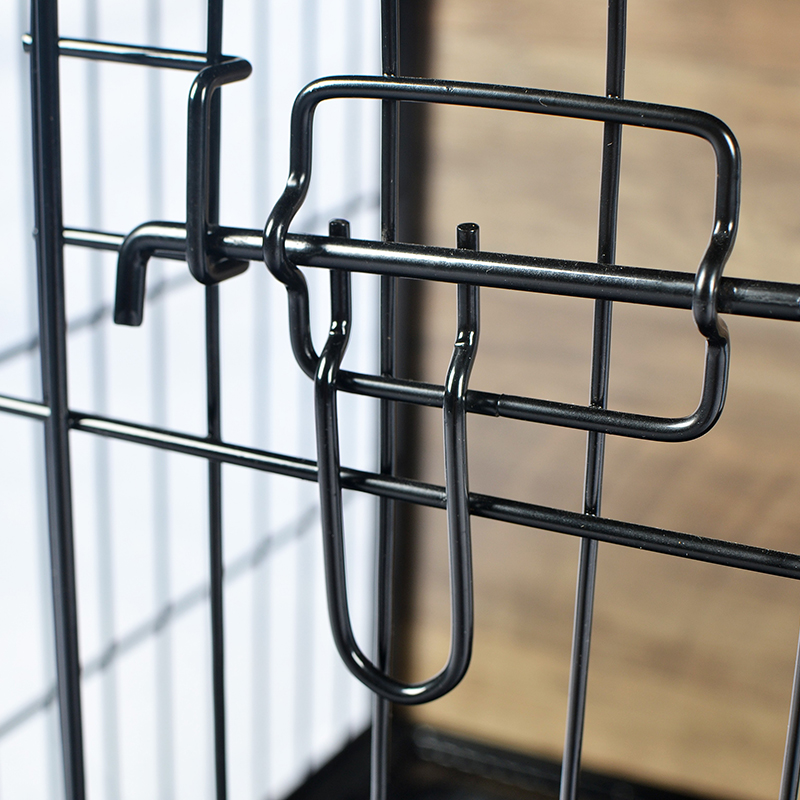 Ivoor indoor grote houten meubels stijl metalen honden krat Ivoor indoor grote houten meubels stijl metalen honden krat