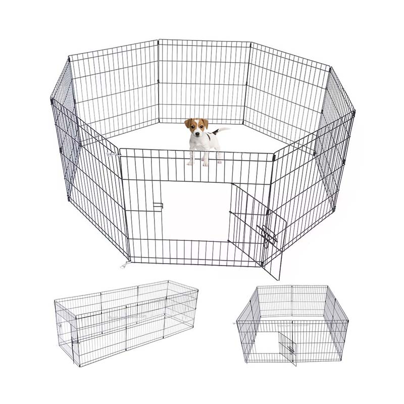 8 panelen metalen hek vouwbare draadhond 8 panelen metalen hek vouwbare draadhond