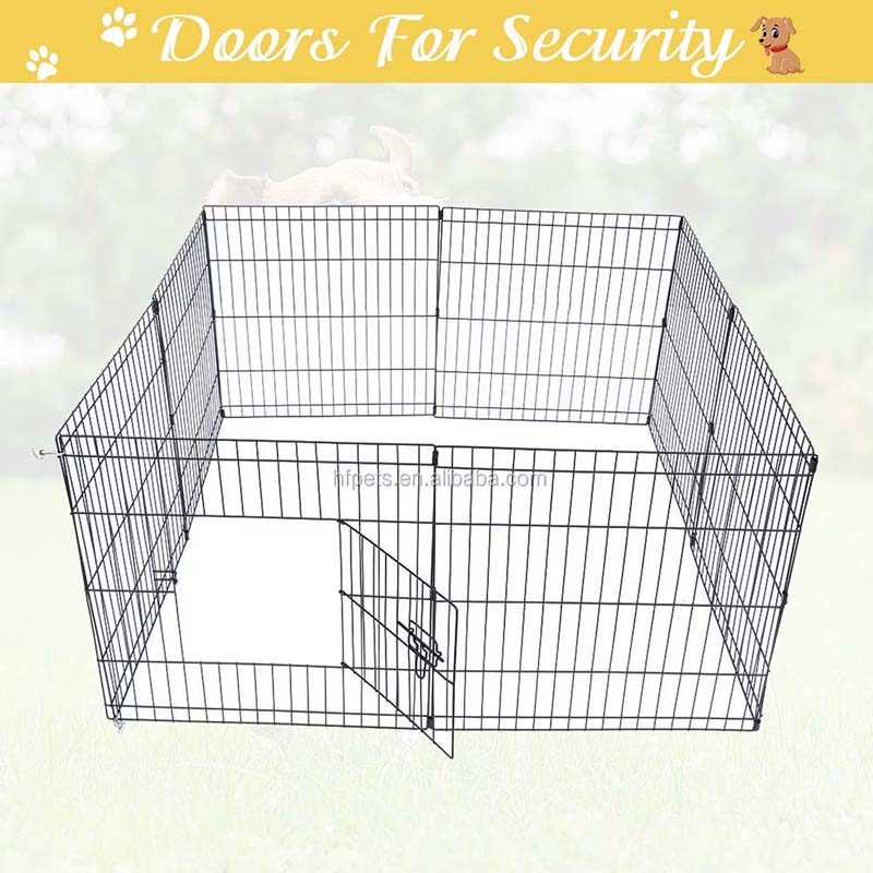 8 panelen metalen hek vouwbare draadhond 8 panelen metalen hek vouwbare draadhond