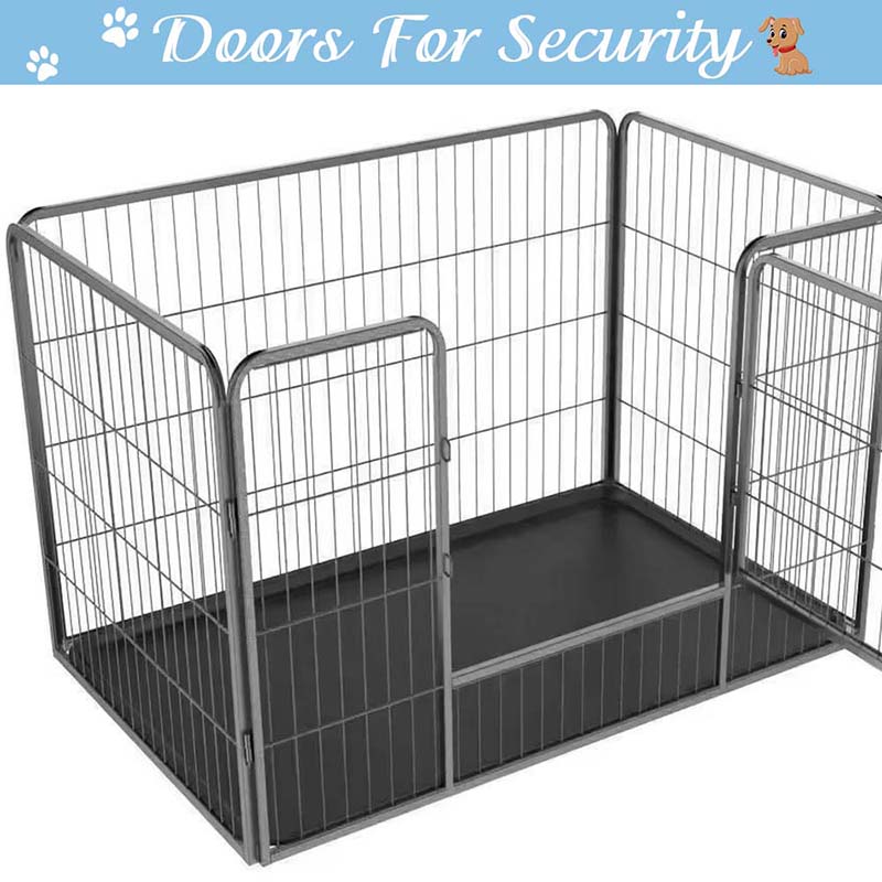 Opvouwbare buis metalen hond -playpen Opvouwbare buis metalen hond -playpen