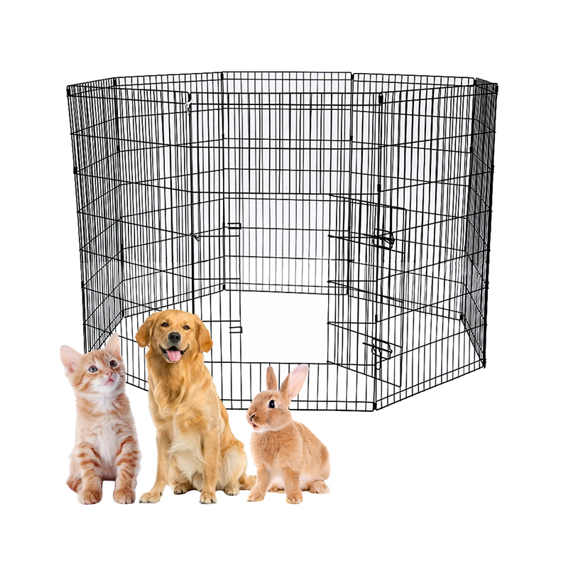 8 panelen opvouwbare draad metalen hond -playpen 8 panelen opvouwbare draad metalen hond -playpen