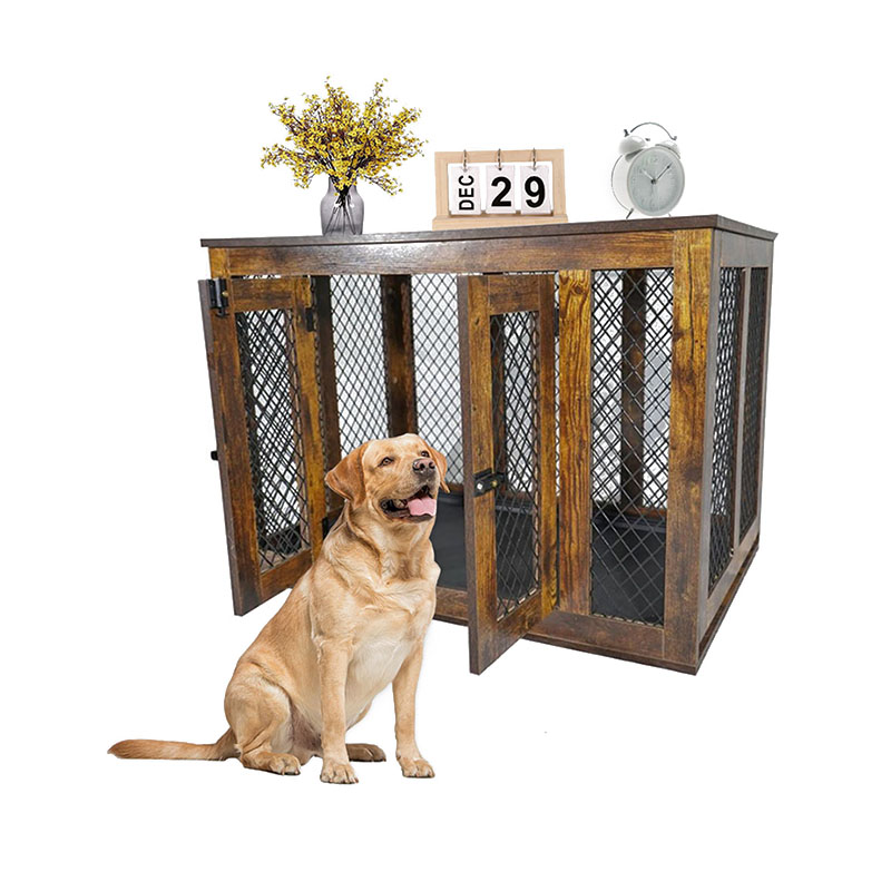 Binnenmeubelstijl houten metalen grote hondenkooien Binnenmeubelstijl houten metalen grote hondenkooien