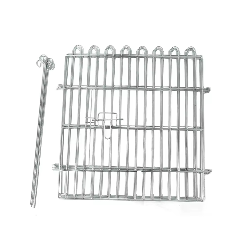 Opvouwbare puppy konijn metaalrun hondenspelen met bovenomslag Opvouwbare puppy konijn metaalrun hondenspelen met bovenomslag