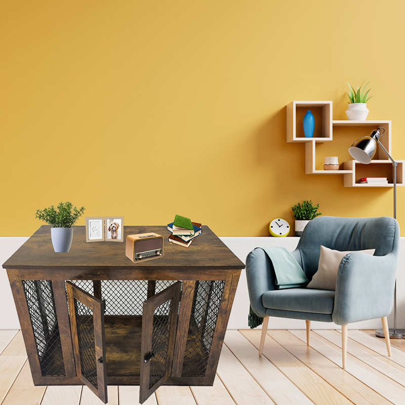 Binnenmeubelstijl houten metalen grote hondenkooien Binnenmeubelstijl houten metalen grote hondenkooien