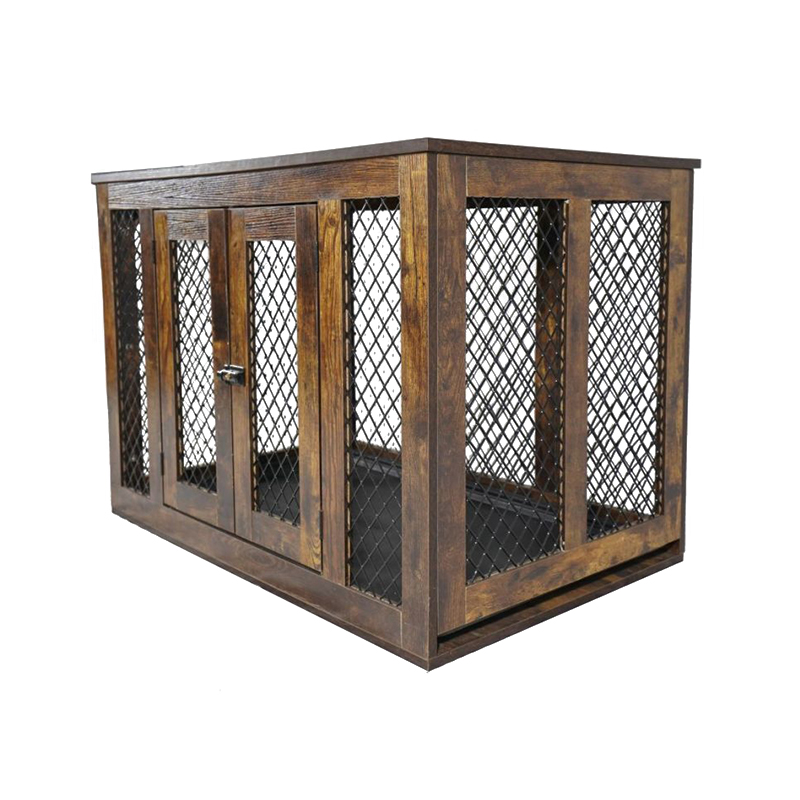 Binnenmeubelstijl houten metalen grote hondenkooien Binnenmeubelstijl houten metalen grote hondenkooien