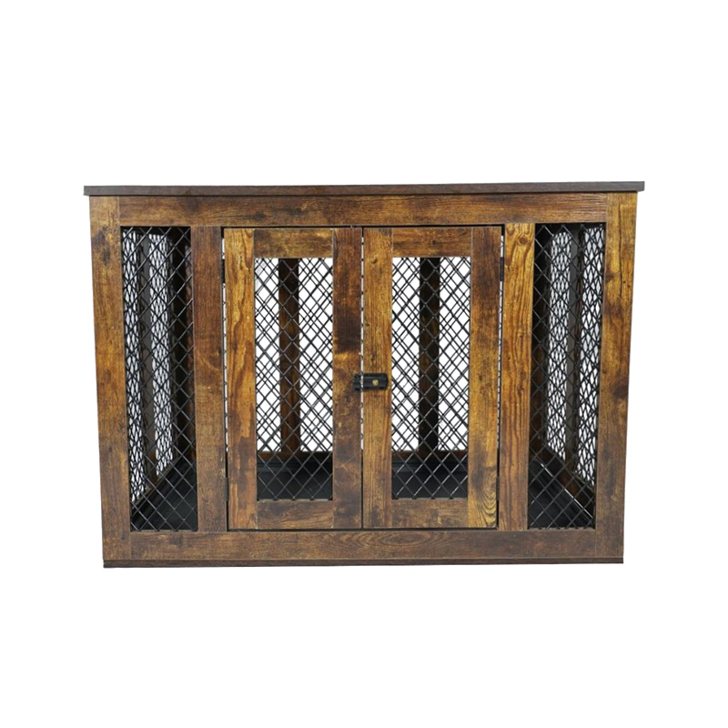 Binnenmeubelstijl houten metalen grote hondenkooien Binnenmeubelstijl houten metalen grote hondenkooien