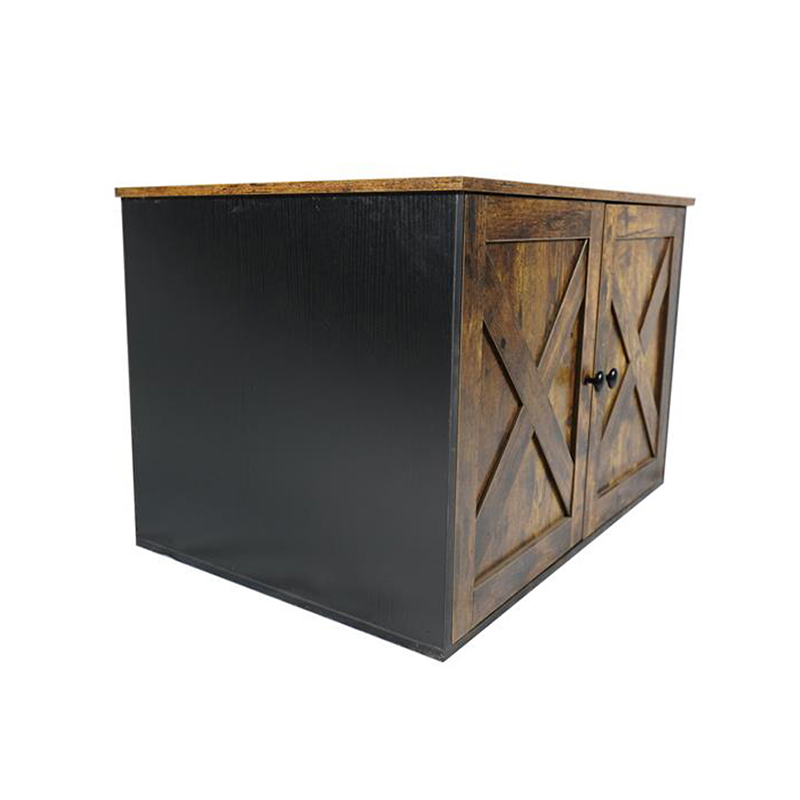 Binnenmeubels katten kooi met deler kuilkastje Binnenmeubels katten kooi met deler kuilkastje