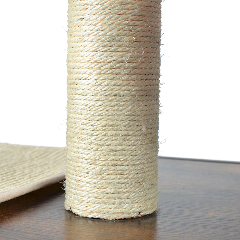 Modern Wood & Metal Cat Tree Indoor Tower Condo met hangmat Modern Wood & Metal Cat Tree Indoor Tower Condo met hangmat