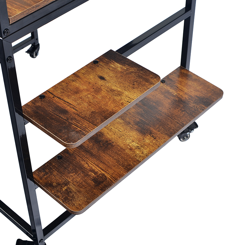 Modern Wood & Metal Cat Tree Indoor Tower Condo met hangmat Modern Wood & Metal Cat Tree Indoor Tower Condo met hangmat