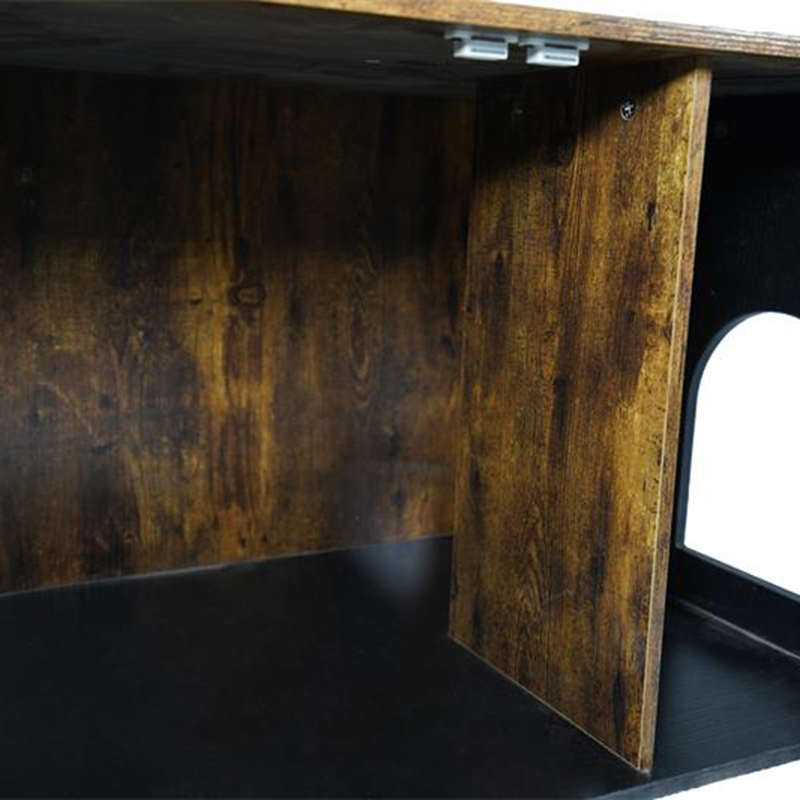 Binnenmeubels katten kooi met deler kuilkastje Binnenmeubels katten kooi met deler kuilkastje