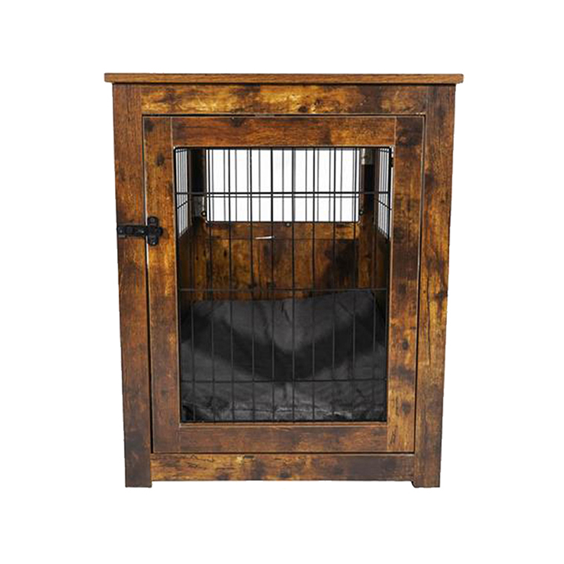 Meubelstijl houten metalen hondenkooi voor kleine dieren Meubelstijl houten metalen hondenkooi voor kleine dieren