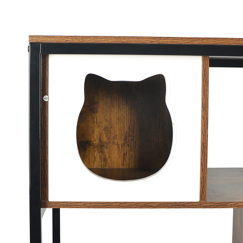 Indoor Cat Tower Condo Cat Tree met hangmat en nestkast Indoor Cat Tower Condo Cat Tree met hangmat en nestkast