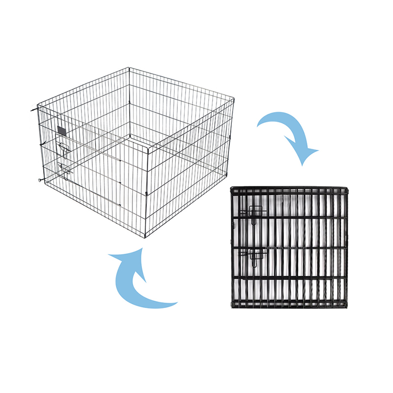 4 panelen opvouwbare draad metalen hond -playpen 4 panelen opvouwbare draad metalen hond -playpen