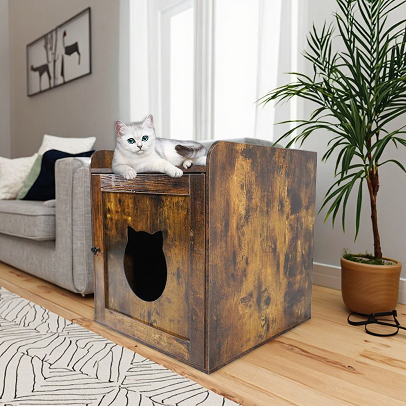 Binnen bijzettafeltafel kabelsstijl katten kooi Binnen bijzettafeltafel kabelsstijl katten kooi