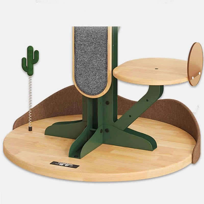Cactusvorm Cat Tree klimframe met krasbord Cactusvorm Cat Tree klimframe met krasbord